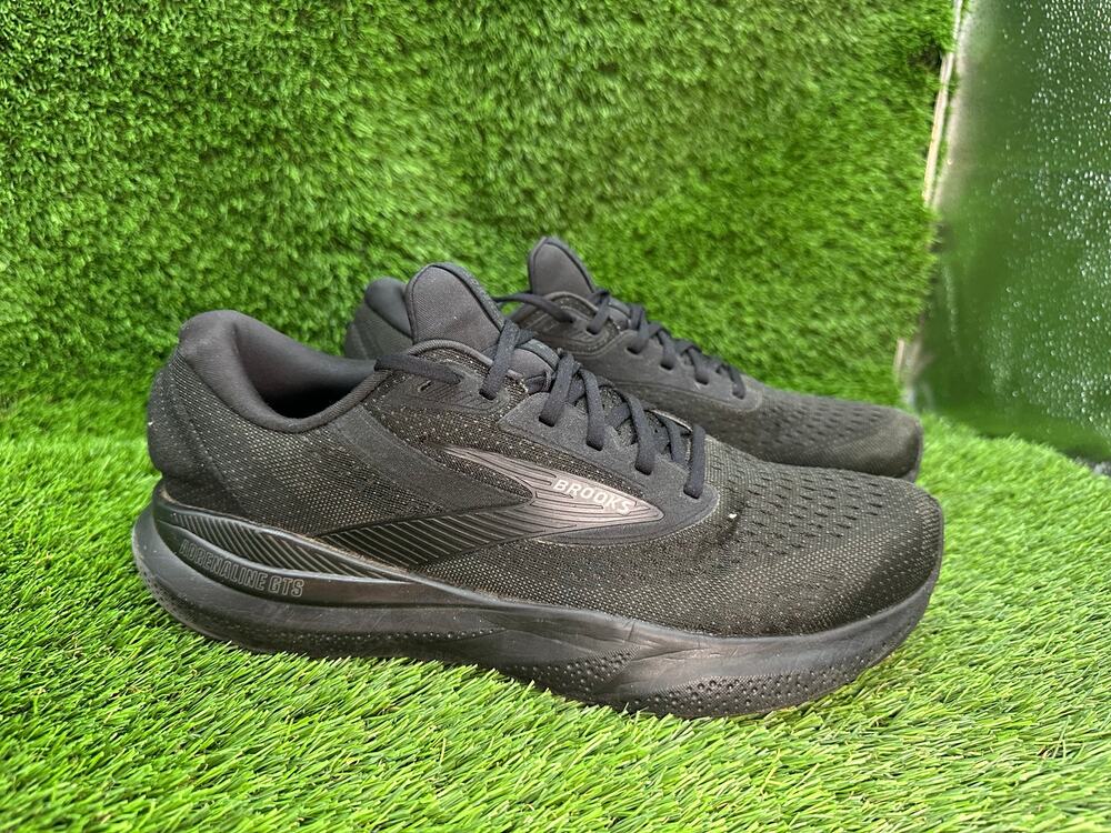 Brooks Adrenaline GTS 24 1104371D020 Athletic Sneaker Mens 12D Black Mesh Sports